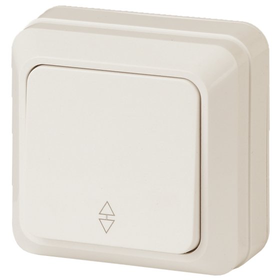 Фотография товара 'Эра Переключатель, 10А-250В, IP20, ОУ, Quadro, сл.кость Б0027638'