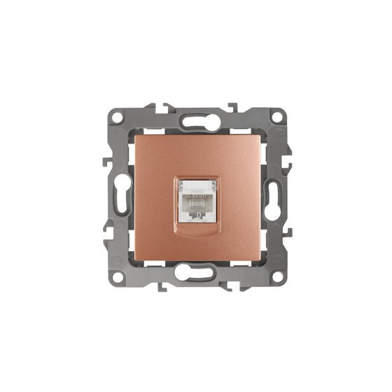 Фотография товара 'Эра Розетка информационная RJ45, Эра12, медь Б0019352'