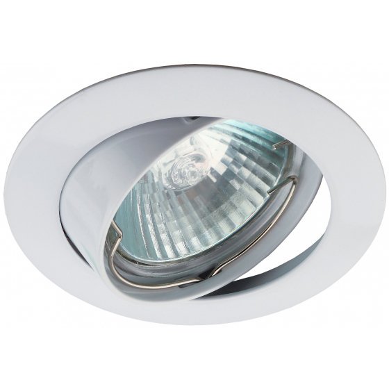 Фотография товара 'Эра Светильник KL1A WH литой простой пов. MR16,12V/220V, 50W белый C0043658'