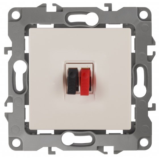 Фотография товара 'Эра Розетка аудио, Эра12, слоновая кость Б0027452'