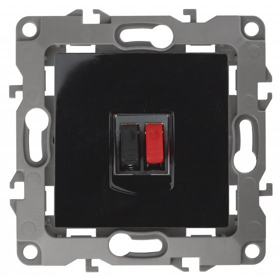 Фотография товара 'Эра Розетка аудио, Эра12, чёрный Б0027456'