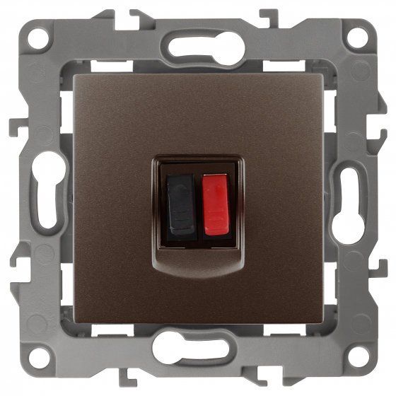 Фотография товара 'Эра Розетка аудио, Эра12, бронза Б0027458'