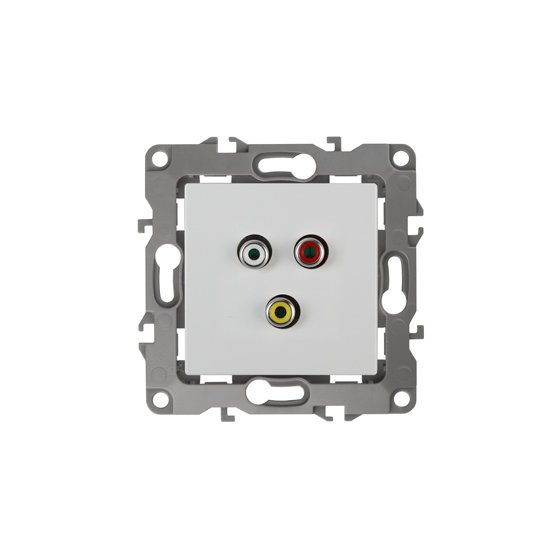 Фотография товара 'Эра Розетка RCA, Эра12, белый Б0027471'