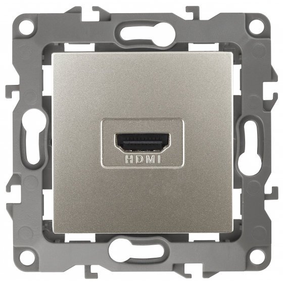 Фотография товара 'Эра Розетка HDMI, Эра12, перламутр Б0027490'