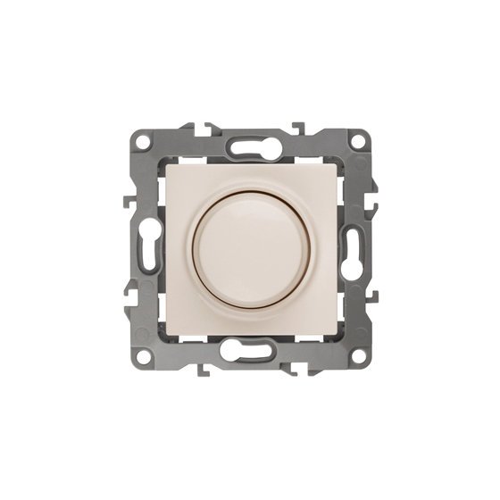 Фотография товара 'Эра Светорегулятор поворотно-нажимной, 400ВА 230В, Эра12, слоновая кость Б0014736'