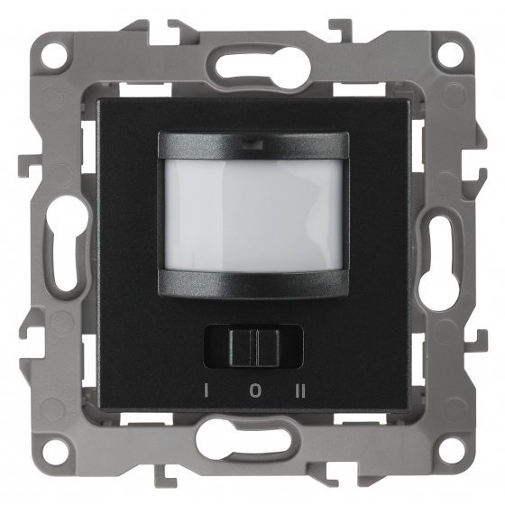 Фотография товара 'Эра Датчик движения 2-проводной, 180-250В, 200Вт, Эра12, антрацит Б0031255'