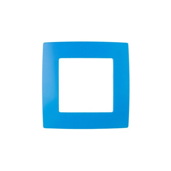 Фотография товара 'Эра Рамка на 1 пост, Эра12, голубой Б0019393'