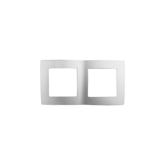 Фотография товара 'Эра Рамка на 2 поста, Эра12, алюминий Б0014753'