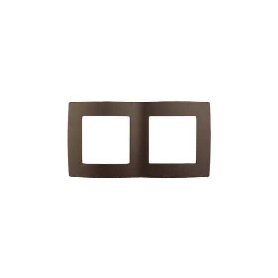 Фотография товара 'Эра Рамка на 2 поста, Эра12, бронза Б0019371'