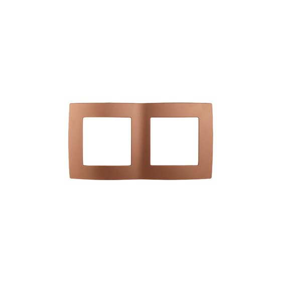 Фотография товара 'Эра Рамка на 2 поста, Эра12, медь Б0019372'