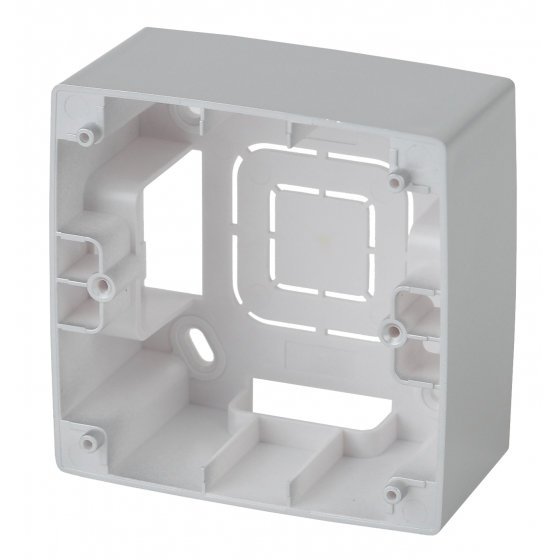 Фотография товара 'Эра Коробка наклад. монтажа 1 пост, Эра12, алюминий Б0043162'