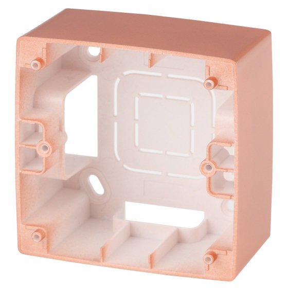 Фотография товара 'Эра Коробка наклад. монтажа 1 пост, Эра12, медь Б0043168'