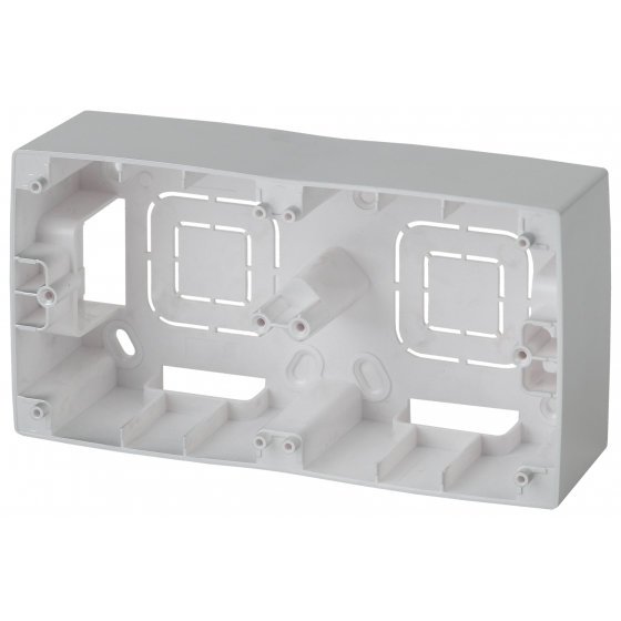 Фотография товара 'Эра Коробка наклад. монтажа 2 поста, Эра12, алюминий Б0043172'