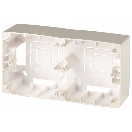 Фотография товара 'Эра Коробка наклад. монтажа 2 поста, Эра12, шампань Б0043173'