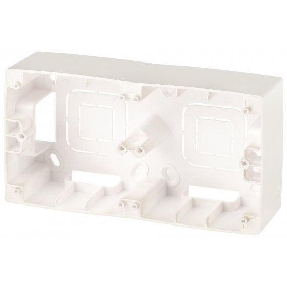 Фотография товара 'Эра Коробка наклад. монтажа 2 поста, Эра12, перламутр Б0043179'