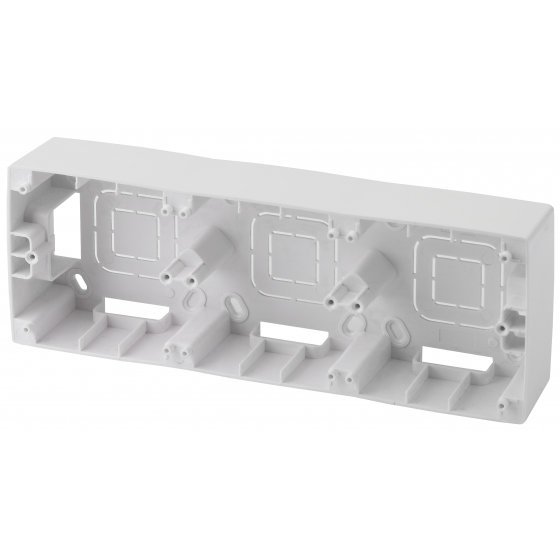 Фотография товара 'Эра Коробка наклад. монтажа 3 поста, Эра12, белый Б0043180'