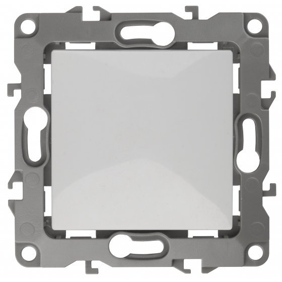 Фотография товара 'Эра Выключатель, 10АХ-250В, б.л., Эра12, Al+Cu, белый Б0038584'