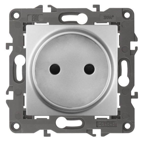 Фотография товара 'Эра Розетка 2P+E Schuko со шторками с крышкой, 16А-250В, Эра Elegance, антрацит Б0034286'