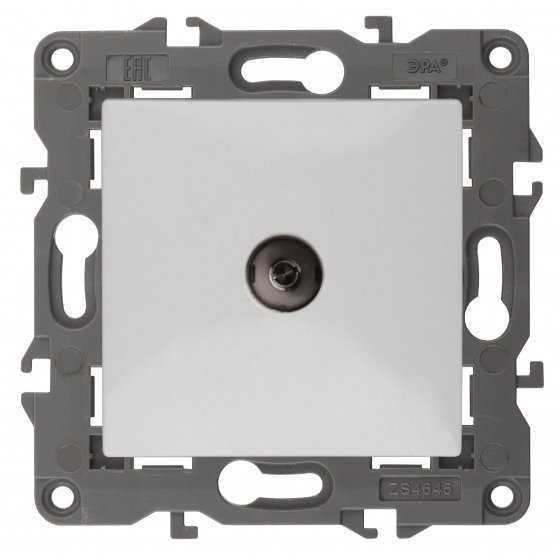 Фотография товара 'Эра Розетка 2P+E Schuko со шторками с крышкой, 16А-250В, Эра Elegance, антрацит Б0034290'