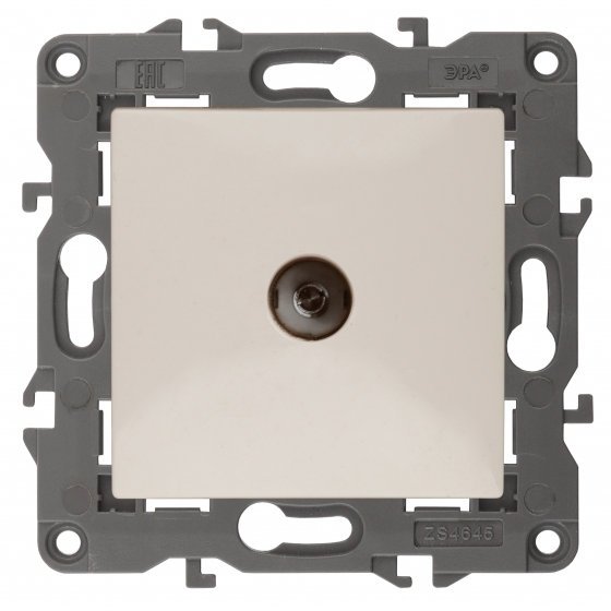 Фотография товара 'Эра Розетка 2P+E Schuko со шторками с крышкой, 16А-250В, Эра Elegance, алюминий Б0034291'