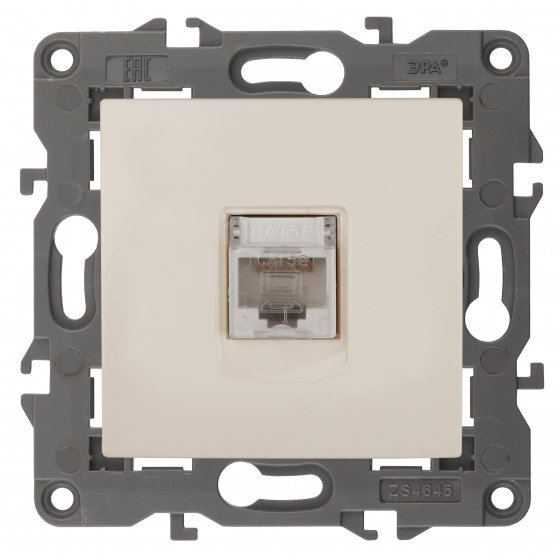 Фотография товара 'Эра Розетка 2P+E Schuko со шторками с крышкой, 16А-250В, Эра Elegance, шампань Б0034303'