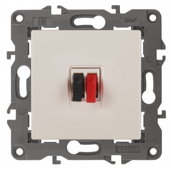 Фотография товара 'Эра Розетка аудио, Эра Elegance, сл.кость Б0034321'