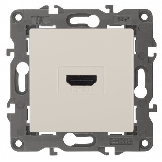 Фотография товара 'Эра Розетка HDMI, Эра Elegance, сл.кость Б0034333'