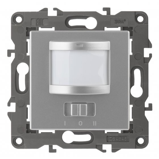 Фотография товара 'Эра Датчик движения 2-проводной, 180-250В, 200Вт, Эра Eleg, алюминий Б0034354'