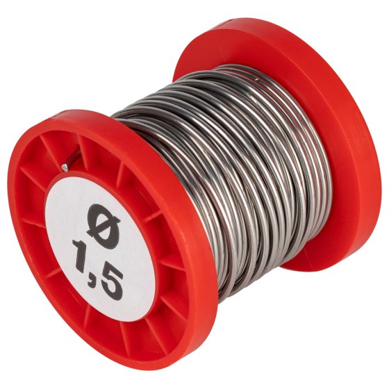 Фотография товара 'Эра Припой для пайки ПОС 61 проволока ? 1.5 мм катушка 100 гр Б0061079'