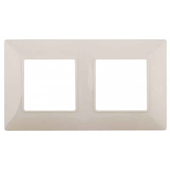Фотография товара 'Эра Рамка на 2 поста, Эра Elegance, сл.кость Б0034388'