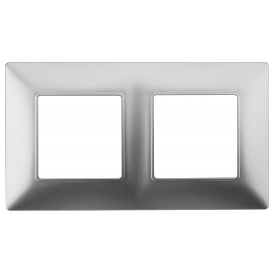 Фотография товара 'Эра Рамка на 2 поста, Эра Elegance, алюминий Б0034389'