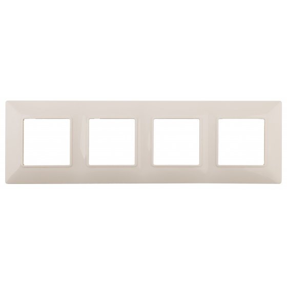Фотография товара 'Эра Рамка на 4 поста, Эра Elegance, сл.кость Б0034400'