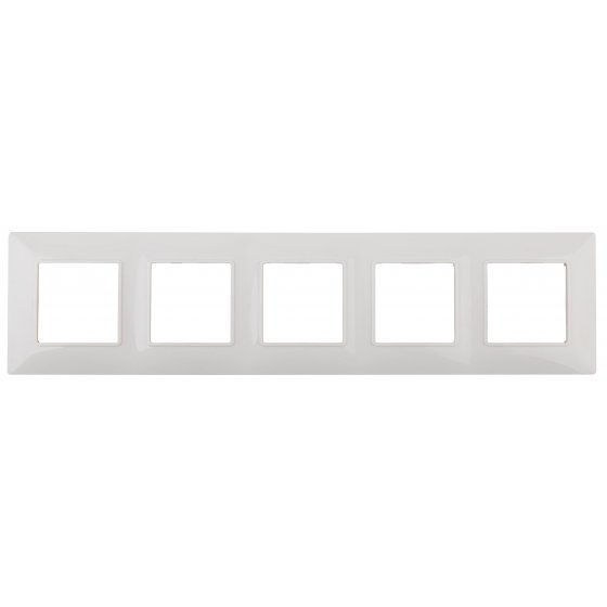 Фотография товара 'Эра Рамка на 5 постов, Эра Elegance, белый Б0034405'
