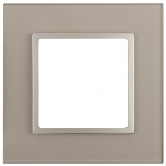 Фотография товара 'Эра Рамка на 1 пост, стекло, Эра Elegance, шампань+шамп Б0034473'