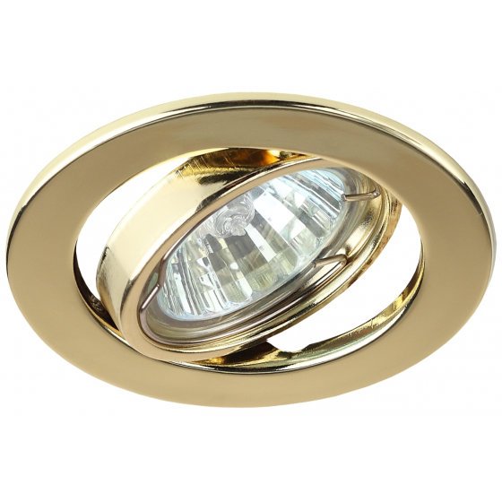 Фотография товара 'Эра Светильник ST2A GD штампованный поворотный MR16,12V/220V, 50W золото C0043806'