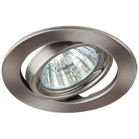 Фотография товара 'Эра Светильник ST2A SN штампованный поворотный MR16,12V/220V, 50W сатин никель C0043808'