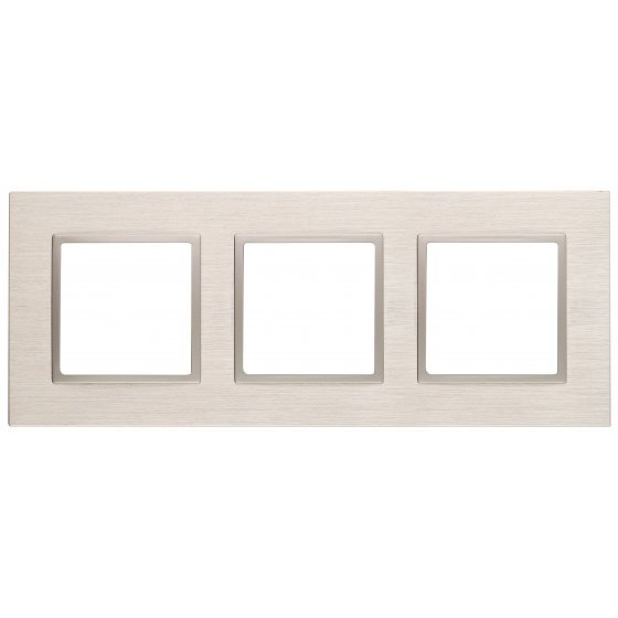 Фотография товара 'Эра Рамка на 3 поста, металл, Эра Elegance, шампань+шамп Б0034554'