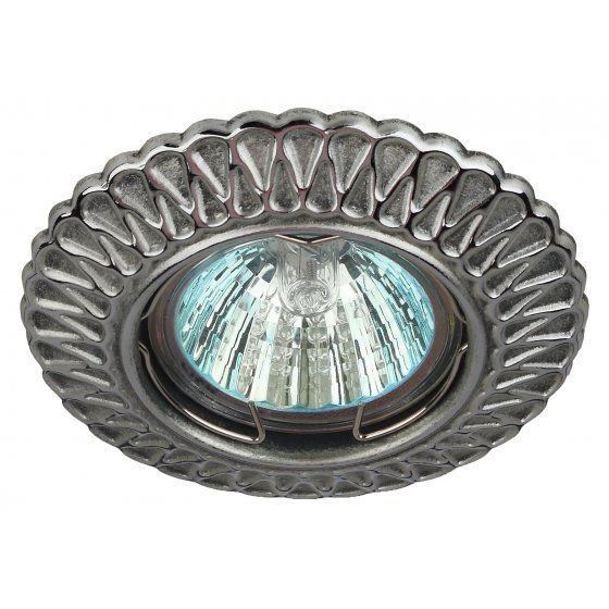 Фотография товара 'Эра Светильник ST4 CH/SS штампованный MR16,12V/220V, 50W сатин серебро/хром Б0036482'