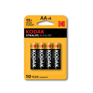 Фотография товара 'Эра Батарейки Kodak LR6-4BL XTRALIFE Alkaline Б0014328'