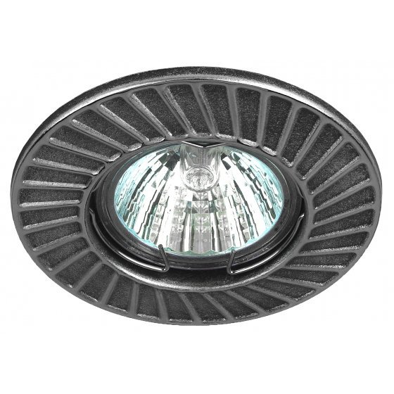 Фотография товара 'Эра Светильник ST6 CH/BK штампованный MR16,12V/220V, 50W черный/хром Б0036489'