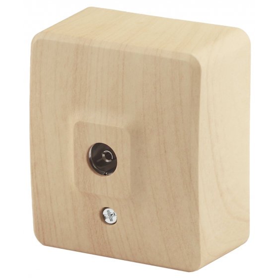 Фотография товара 'Эра Розетка TV одиночная, ОУ, Эра Эксперт, сосна Б0020726'