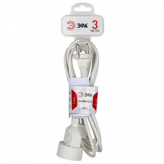 Фотография товара 'Эра Удлинитель Россия UX-1е-5m Б0039818'