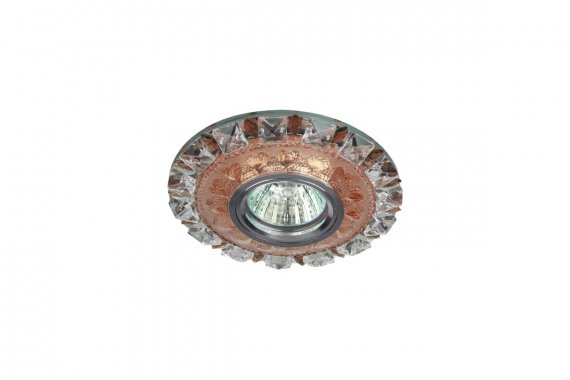 Фотография товара 'Эра Б0028078 DK LD17 SL PK/WH Светильник декор cо светодиодной подсветкой MR16'