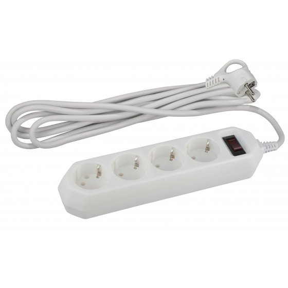 Фотография товара 'Эра Сетевой фильтр USF-M-4es-1.5m-W Б0019741'