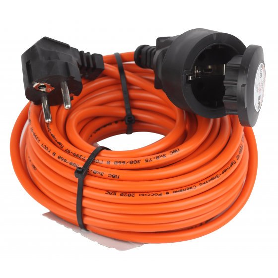 Фотография товара 'Эра Удлинитель силовой UPx-1e-3x0.75-10m-IP44 в бухте c/з 1 гн 10м ПВС 3х0.75 Б0046810'