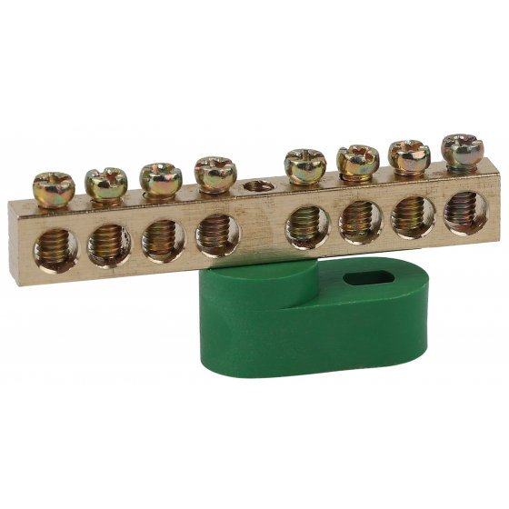 Фотография товара 'Эра Шина PE земля на одном угловом изоляторе ШНИ-6х9-8-У1-Зеленый Б0044152'