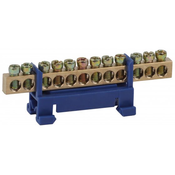 Фотография товара 'Эра Шина N Ноль в изоляторе типа стойка ШНИ 6х9-12-Д-Синий Б0044126'