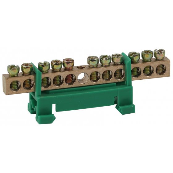 Фотография товара 'Эра Шина PE Земля в изоляторе типа стойка ШНИ 6х9-12-Д-Зеленый Б0044130'