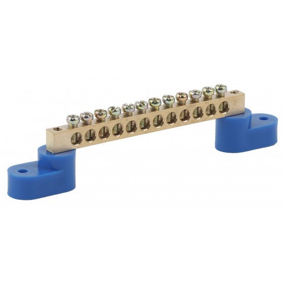 Фотография товара 'Эра Шина N ноль на двух угловых изол ШНИ-8х12-6-У2-Синий Б0033445'