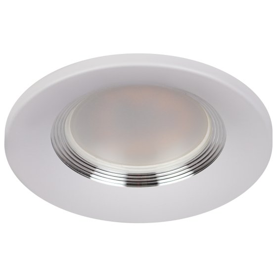 Фотография товара 'Эра Встраиваемый светильник алюминиевый KL107 WH/SL MR16 GU5.3 белый серебро Б0061096'